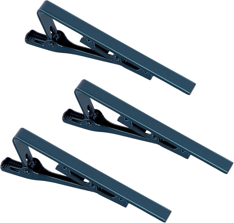 Roctee Tie Clips for Men, 3 Pack Men's Tie Clips Necktie Tie Bars Tie Pins for Men Accessories - Image 1